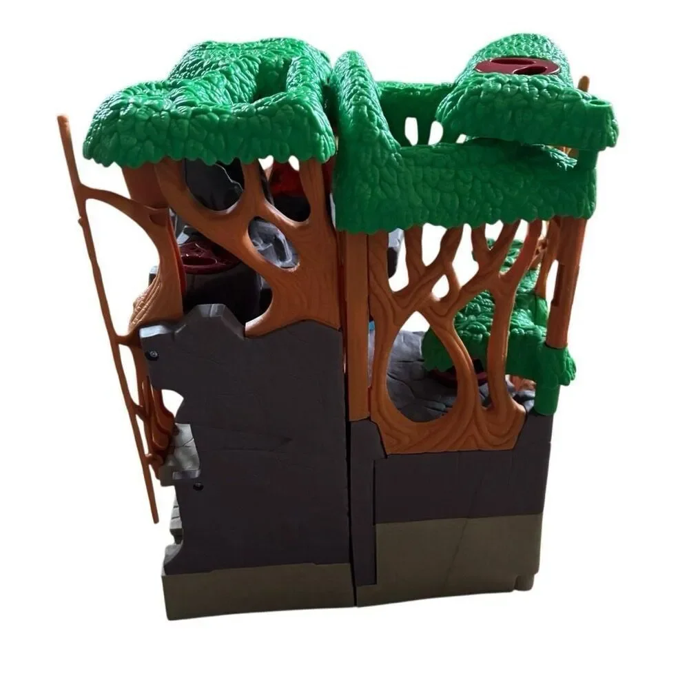 Fisher Price Imaginext Gorilla Mountain Jungle With Hippo & Some Accessories